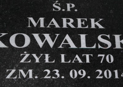 Wypis na nagrobki numer 1