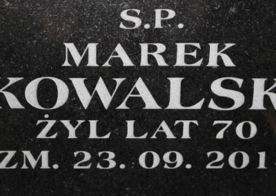 Wypis na nagrobki numer 2